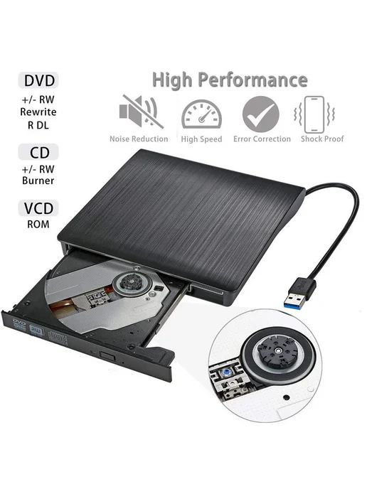 CD-проигрыватель Черный CD-проигрыватель, черный, фото 4