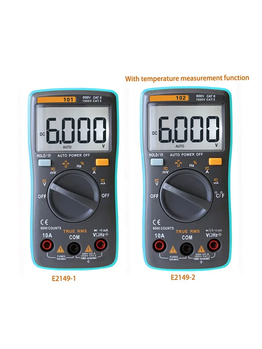 RICHMETERS RM102 True RMS Многофункциональный ЖК-цифровой, вариант, фото 5