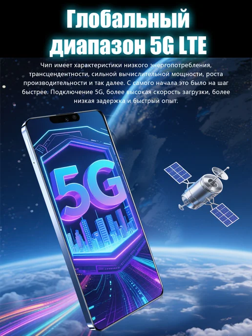 Смартфон Bobarry Gt20 Pro 1/1024 ГБ, синий, фото 7