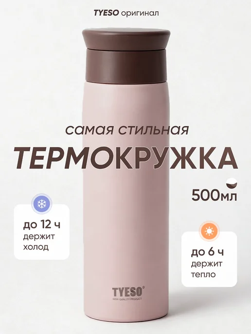 Вондер Плейс Wonder Place Термокружка 500 мл. термос 0.5 женский, 500 мл