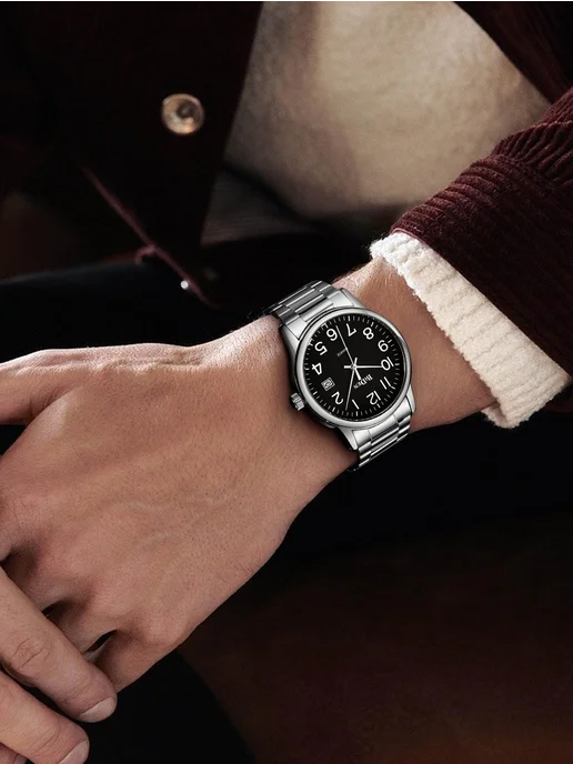 BIDEN WATCH часы цифровые наручные классические, черный, фото 3