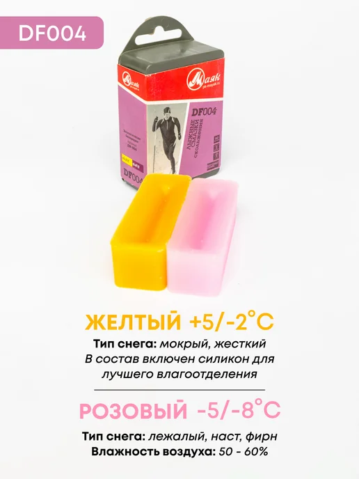 Лыжная фабрика Маяк Комплект парафинов Маяк лыжная смазка от -20 до 2°С, 8 шт, 8 шт, фото 5