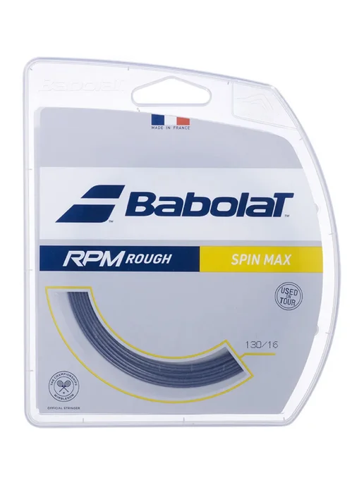 BABOLAT Струна для тенниса RPM Rough 12м серая, 1.25, 12 м, фото 2