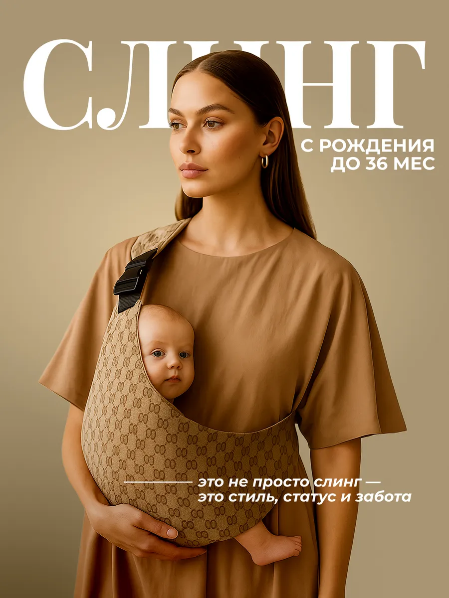 Переноска для новорожденных слинг