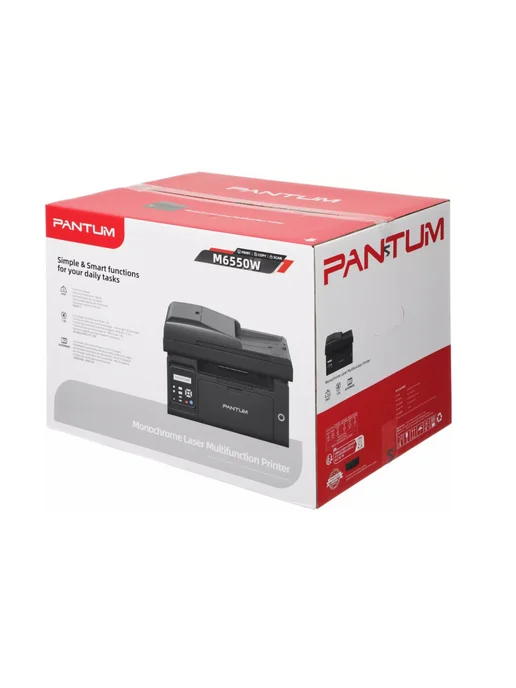 Pantum МФУ лазерное M6550W автоподатчик сканера USB2.0 WiFi A4, 6550 Вт, фото 7