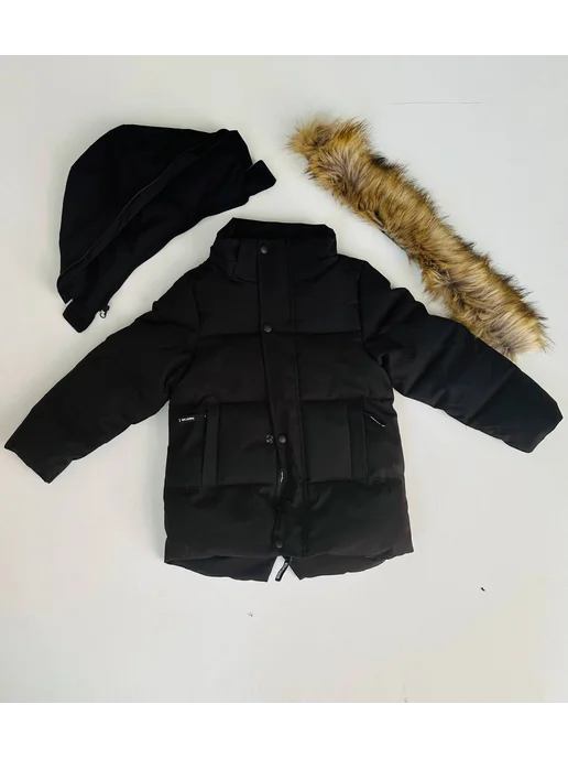 SM Shop Куртка детская зимняя с капюшоном, вариант, фото 3