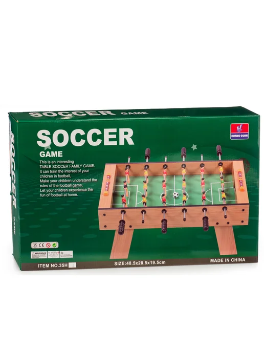Игра настольный футбол для детей, зеленый, фото 3