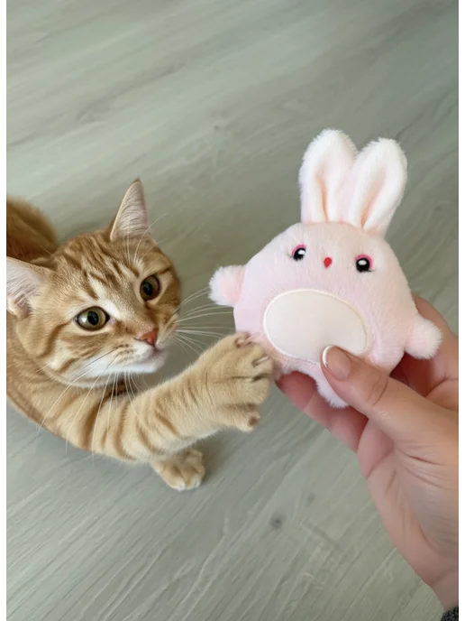 The best cat Игрушка для кошек и собак с мятой, розовый, фото 5