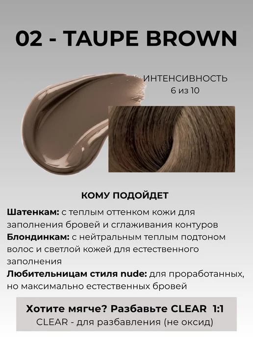 Alisa Bon Тинт пигмент для бровей с эффектом татуажа, белый, фото 8