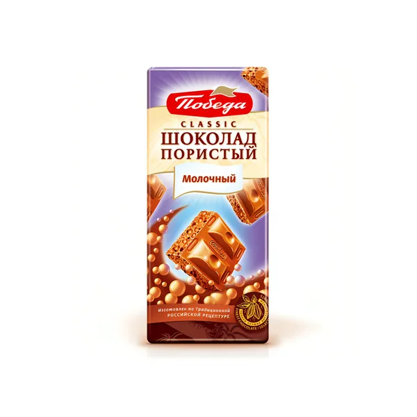 Шоколад пористый молочный 65г