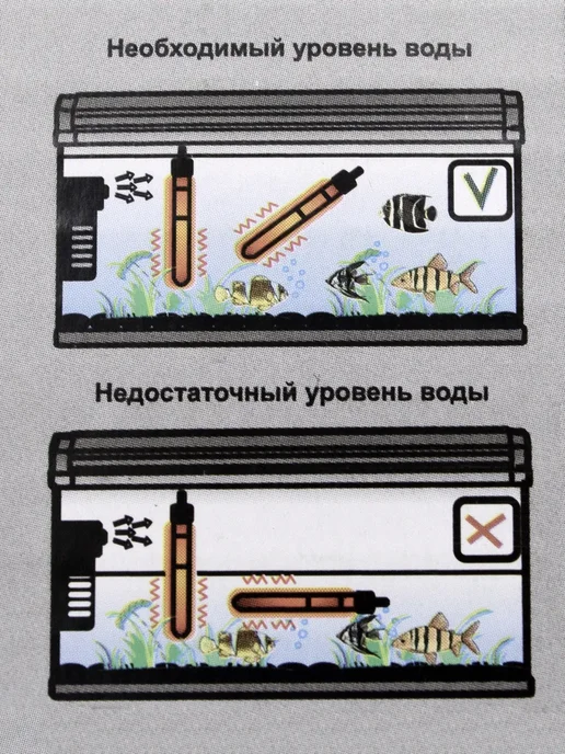 Naribo Стеклянный нагреватель для аквариума 100Вт (17-35 гр.), 100 Вт, 1,735 кг, фото 2