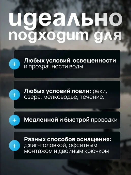 Grows Culture Виброхвост резина для рыбалки силикон копыто 6 шт 7,6 см, 6 шт, фото 6