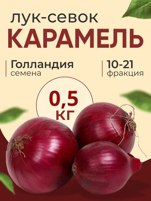 ОВОЩНАЯ ГРЯДКА Лук севок на посадку Карамель 0,5 кг, 500 г