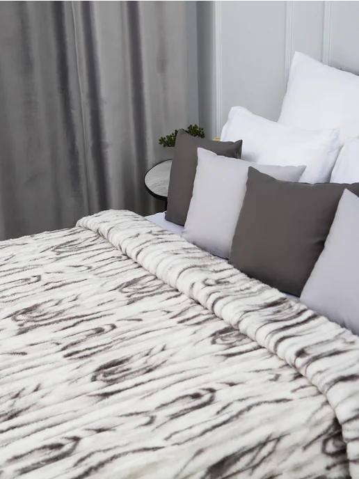 Wow luxury Плед 200х220 на диван и кровать- идеальный подарок, 200x220, фото 3