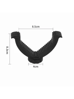 Держатель для клыков ABS пластик каучук Black