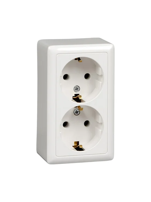 Systeme Electric 2-мест. розетка (Schneider Electric) с RA16-238I-B, вариант, фото 2