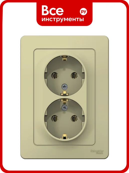 Systeme Electric 2-мест. розетка скрытой проводки Blanca 16А BLNRS001027, вариант