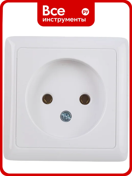 Systeme Electric Розетка 1-м ОП Хит 10А без заземления RA10-131-B, вариант