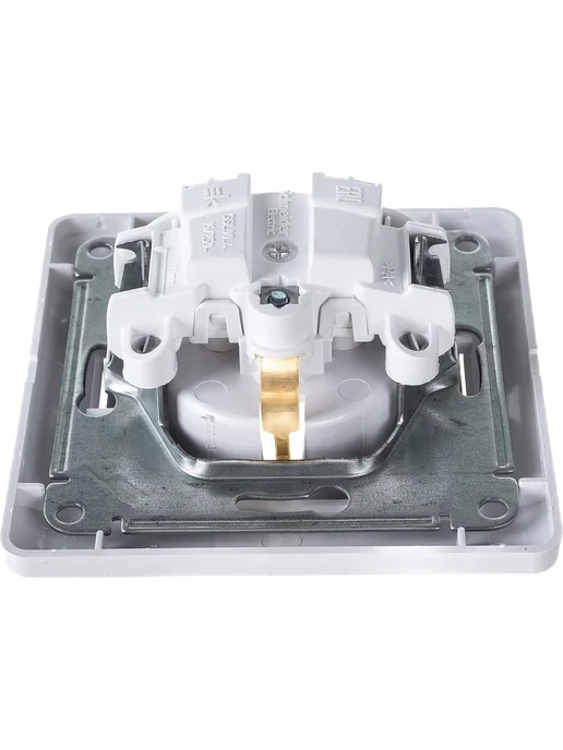 Systeme Electric 1-мест. розетка СП Glossa 16А с заземлением, белая GSL000142, белый, фото 5