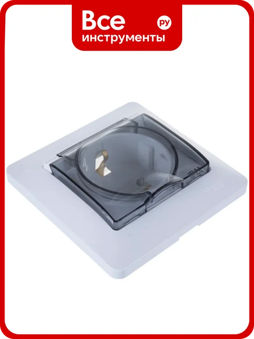 Systeme Electric 1-мест. розетка СП Glossa 16А с защ. крышкой GSL000148, вариант