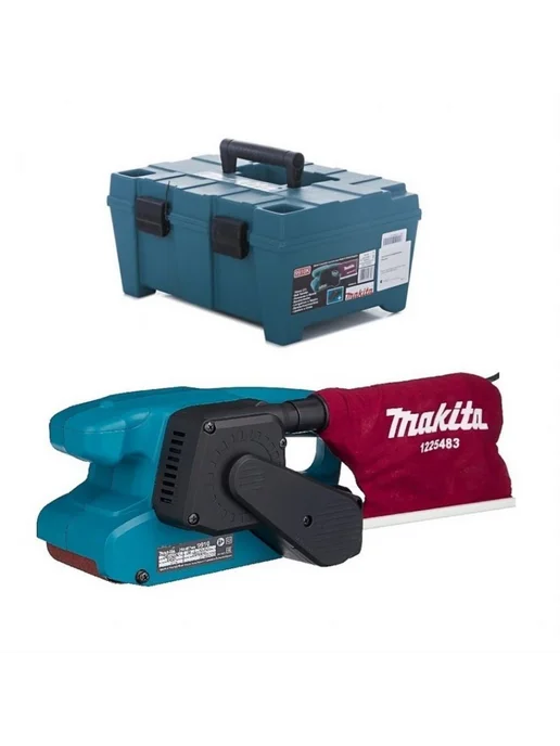 Makita Ленточная шлифмашина 9910K 650Вт лента 76х457мм в кейсе, 650 Вт