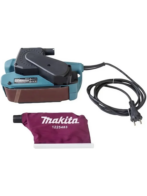 Makita Ленточная шлифмашина 9910K 650Вт лента 76х457мм в кейсе, 650 Вт, фото 3