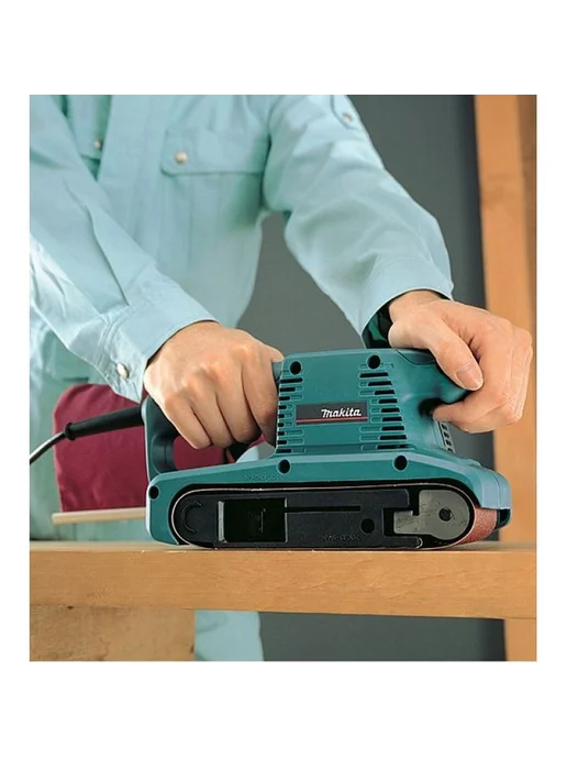 Makita Ленточная шлифмашина 9910K 650Вт лента 76х457мм в кейсе, 650 Вт, фото 7