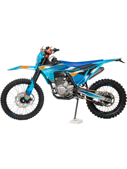 Мотоцикл Кросс Moto Apollo F5 300 (175FMM), голубой, фото 2