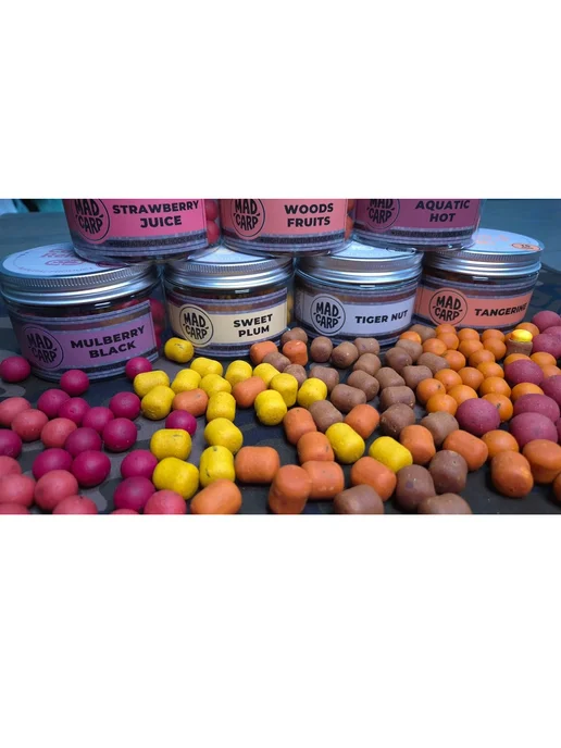 Mad Carp Baits Бойлы тонущие насадочные 20 мм Шелковица, 200 г, 200 г, фото 6