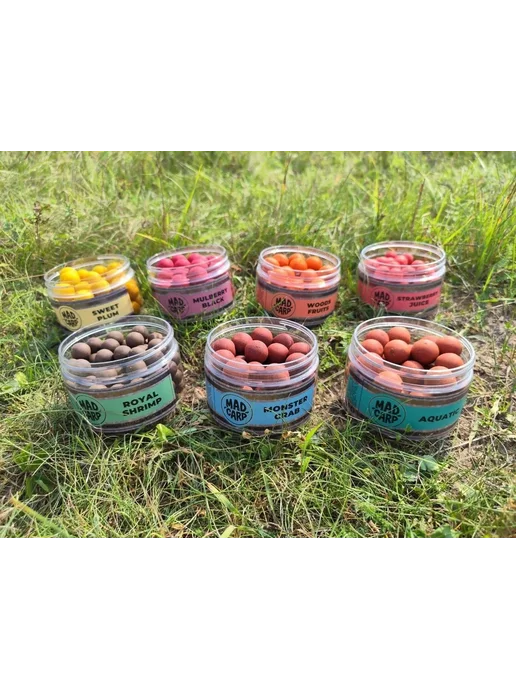 Mad Carp Baits Бойлы тонущие насадочные 20 мм Шелковица, 200 г, 200 г, фото 8