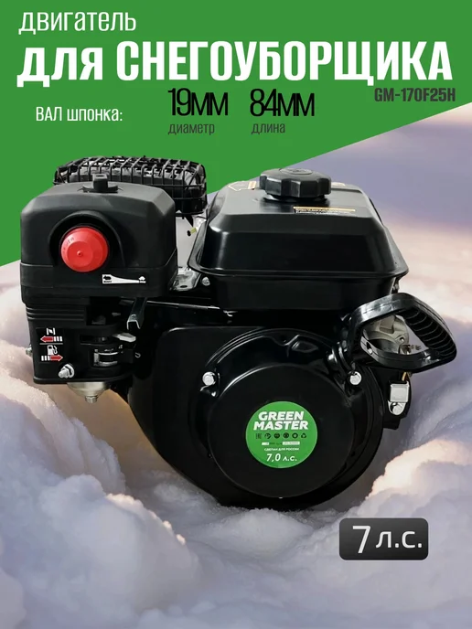 GreenMaster Двигатель для снегоуборщика, вариант