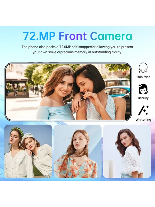 Смартфон YFQTXLW Cemon 50 Pro 16/1024 ГБ, фиолетовый, фото 6