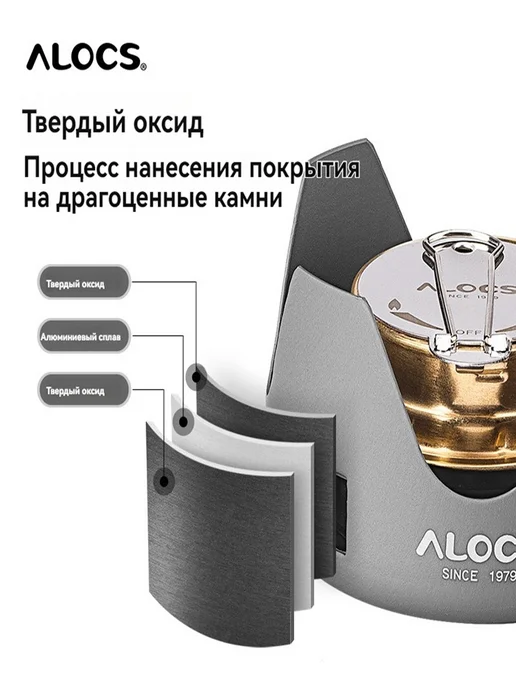 Портативная походная печь для заваривания чая, ветрозащитная…, серый, фото 6