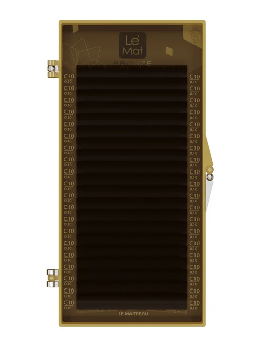 Le Maitre Коричневые ресницы для наращивания M 0.07 13 mm 20л, 20 л, фото 7