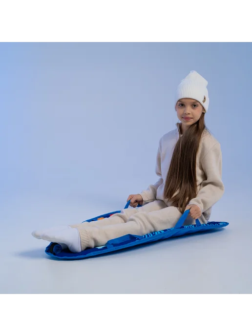 WINTER STAR Ледянка мягкая для катания с ручкой, 90х40 см, вариант, фото 5