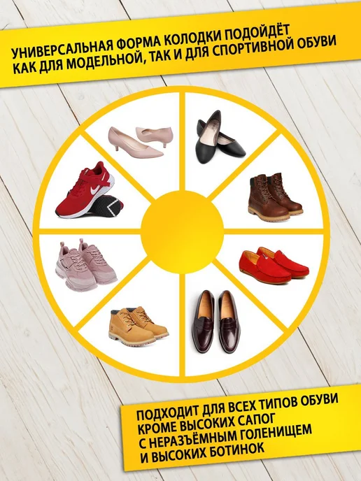 BeStep Колодки для растяжки обуви 1 шт M(39-41), 39-41, фото 7