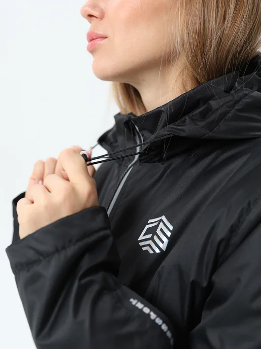 CROSS sport Куртка анорак зимняя утепленная, черный, фото 3