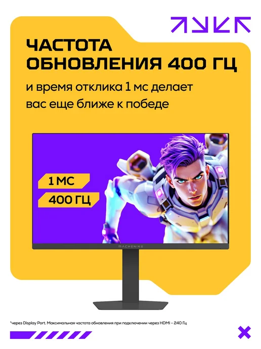 Machenike Монитор MCF25F400L 24,5", 1920x1080 Fast IPS, Adaptive Sync, 1920x1080, фото 2