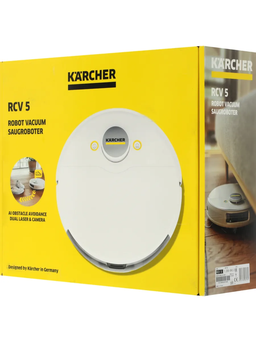 Karcher Робот-пылесос RCV 5, 30Вт белый