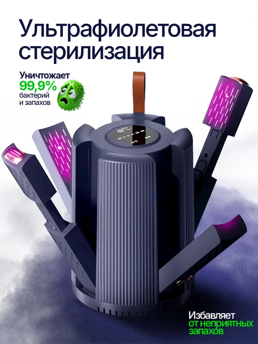 4CORNER Сушилка для обуви, интеллектуальная, синий, фото 2