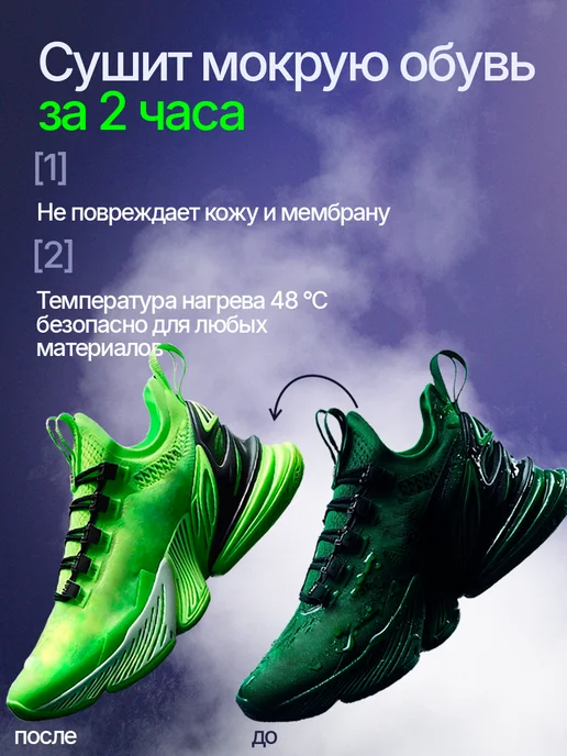 4CORNER Сушилка для обуви, интеллектуальная, синий, фото 3