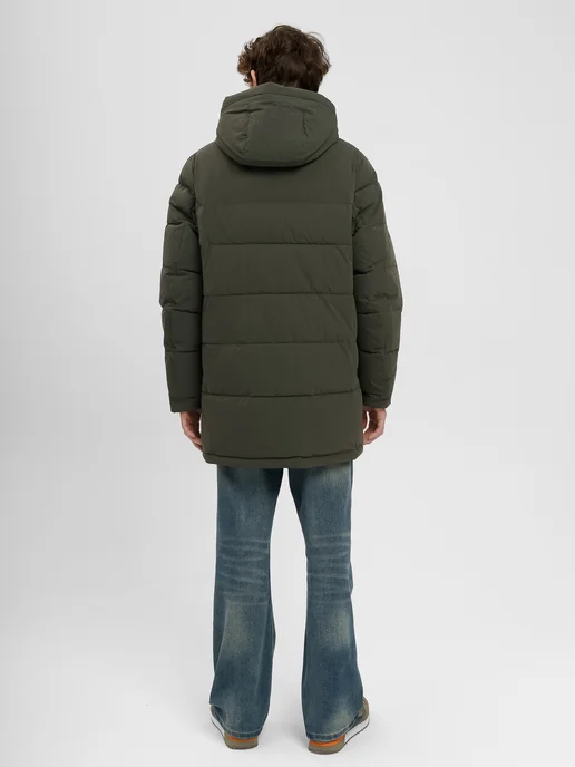 OHARA Пуховик зимний подростковый, зеленый, фото 4