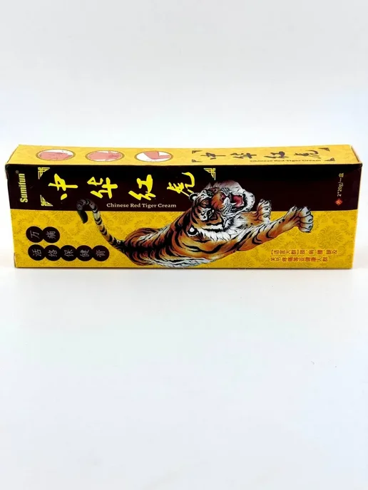 BeeNur Мазь обезболивающая красный тигр, красный, в упаковке 50 г