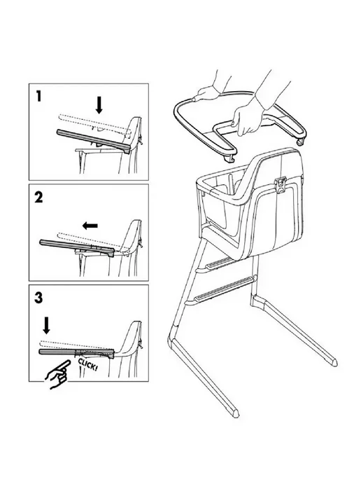 IKEA Столешница для высокого стульчика LANGUR (Лангур), белый, фото 2