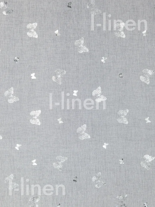 I-linen Тюль в спальню детскую под лен 200х250 длинный, 200x250, фото 5