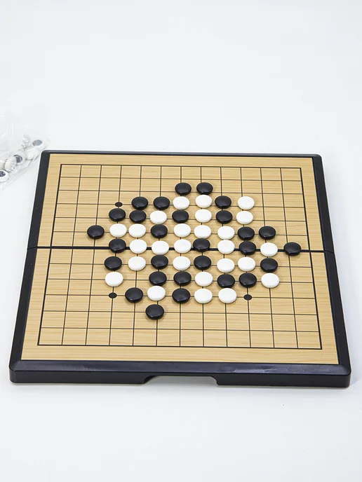 Головоломка Игра Го детская магнитная Magnetic Go 40+41 камней, 21x21 см, 21x21 см, фото 2