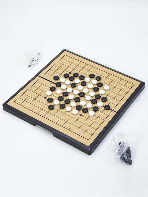 Головоломка Игра Го детская магнитная Magnetic Go 40+41 камней, 21x21 см, 21x21 см, фото 3