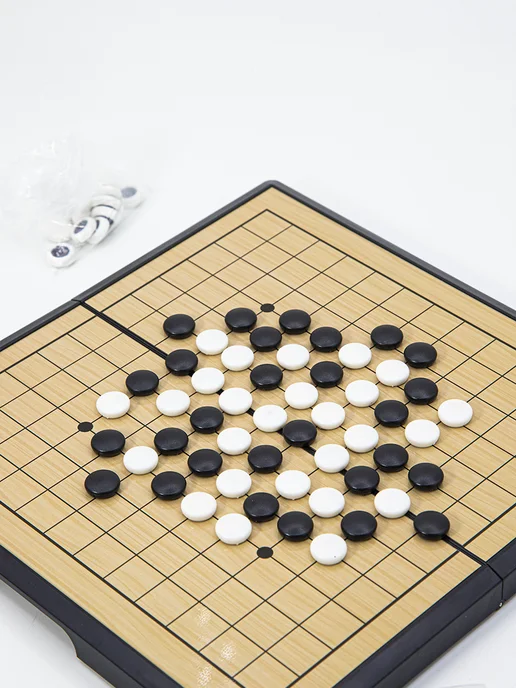 Головоломка Игра Го детская магнитная Magnetic Go 40+41 камней, 21x21 см, 21x21 см, фото 5