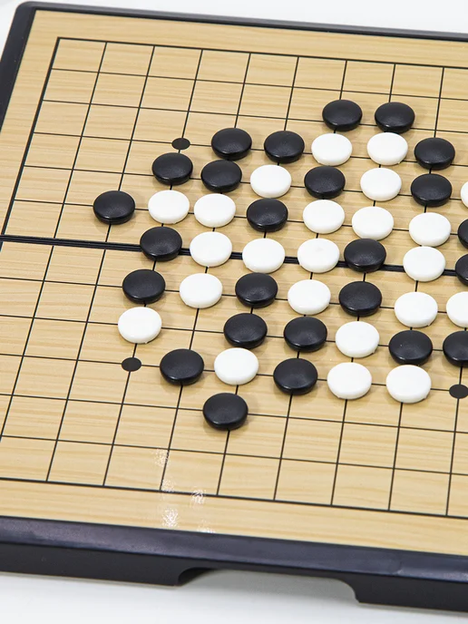 Головоломка Игра Го детская магнитная Magnetic Go 40+41 камней, 21x21 см, 21x21 см, фото 6