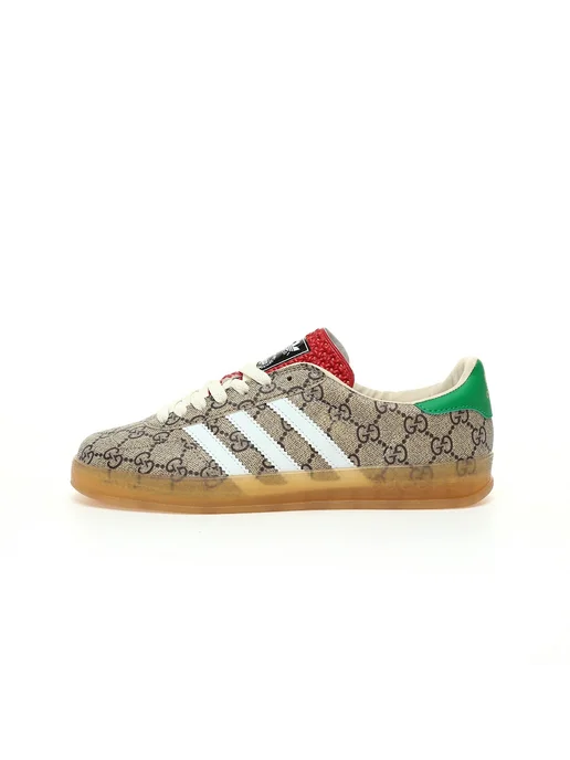 adidas gazelle silver green womens adidas x Gucci Gazelle Original GG Red – GlobalSneakers